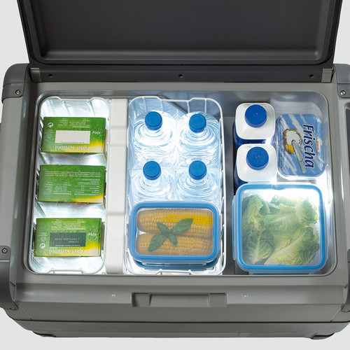 Waeco Coolfreeze CFX 65DZ compressor cool box open lid